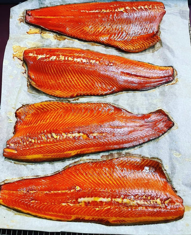 Hot Smoked Trout